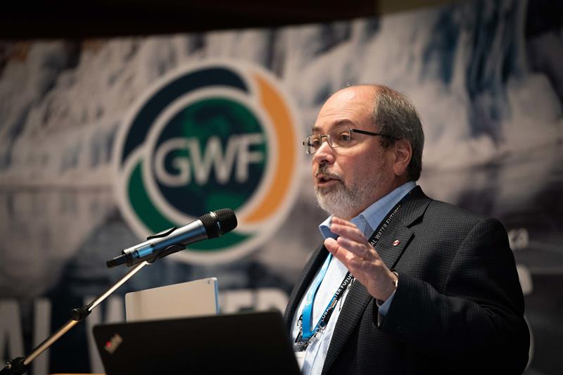 John Pomeroy, USask Distinguished Professor, Canada Research Chair in Water Resources and Climate Change, and Director of the pan-Canadian Global Water Futures program at Global Water Futures Annual General Meeting 2019.