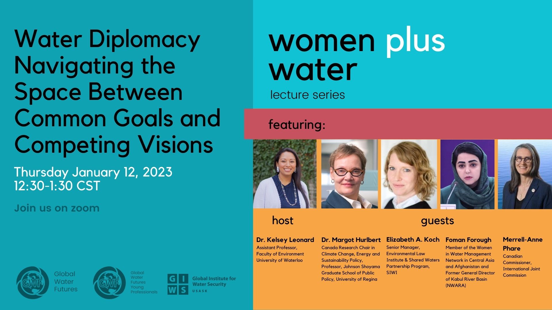Women Plus Water - Water Diplomacy Navigating the Space Between Common Goals and Competing Visions