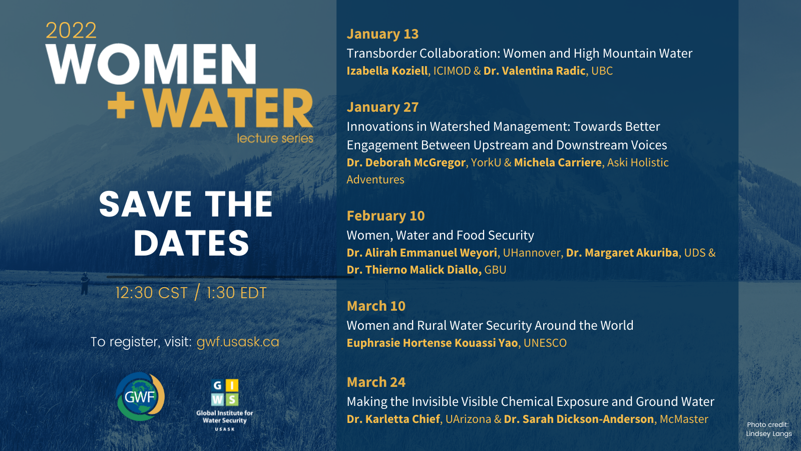 calendar of upcoming lectures
