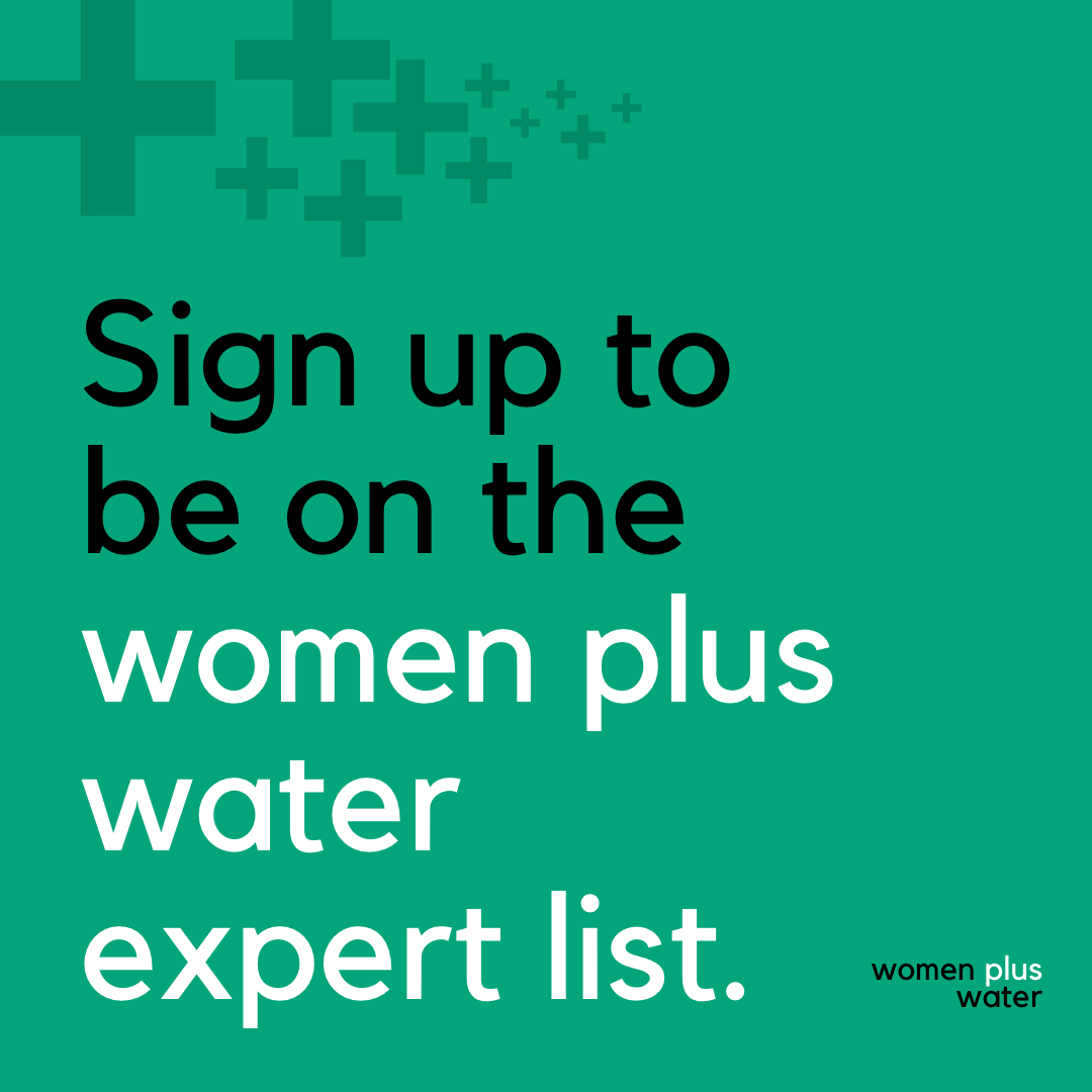 Sign up to be on the Women Plus Water Expert List